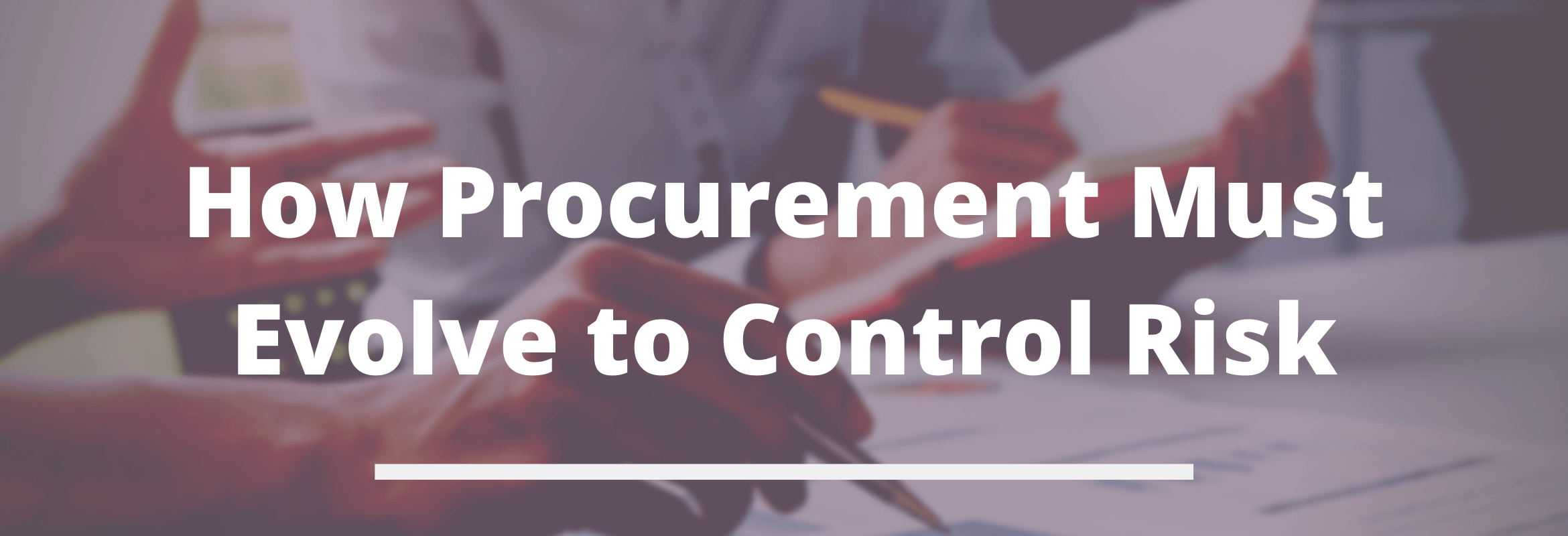 procurement and risk 